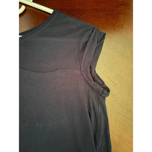 cAbi Classic Navy Blue Casual Pocket Staple T-Shirt Size XS - Picture 12 of 12